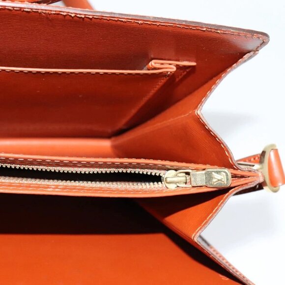 LOUIS VUITTON Epi Capuchin Shoulder Bag Brown M52343 LV Auth BA3920 - Picture 13 of 16